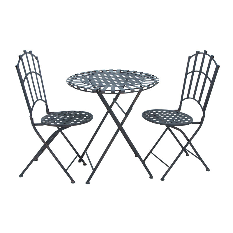 Woodland Imports Versatile Style 3 Piece Bistro Set Wayfair